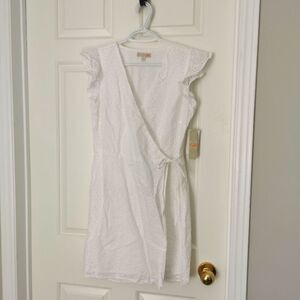 BNWT Gianni Bini white eyelet lace dress size S